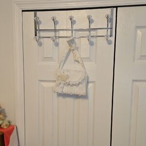 Elegant White Lace Handbag